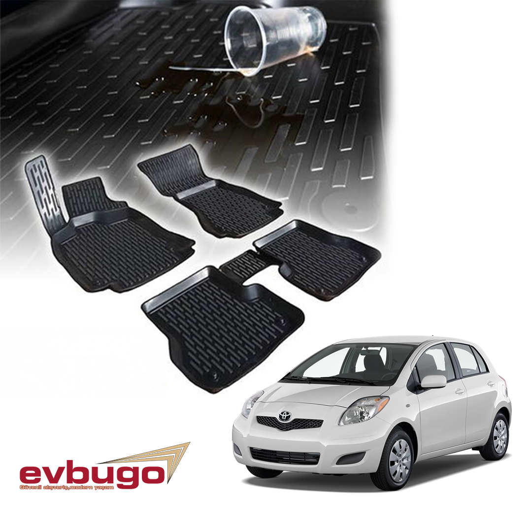 3D PASPAS SİYAH TOYOTA YARIS 2006-2012